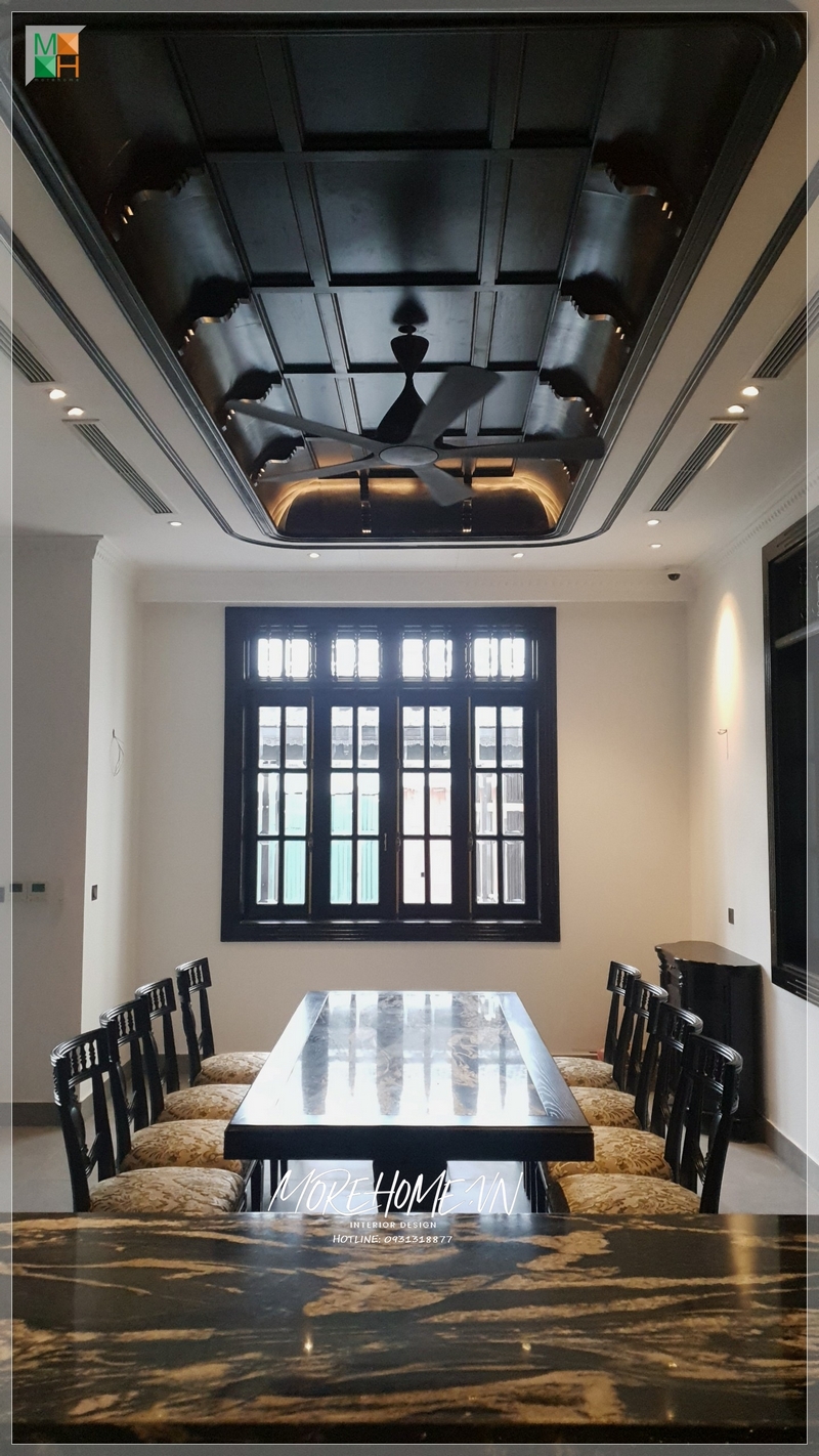 bếp Việc thi công bộ bàn ăn gồm 8 ghế gỗ tự nhiên với phong cách Indochine độc đáo, sử dụng chất liệu, màu sắc và tiện nghi để tạo nên một không gian bếp thẩm mỹ.
