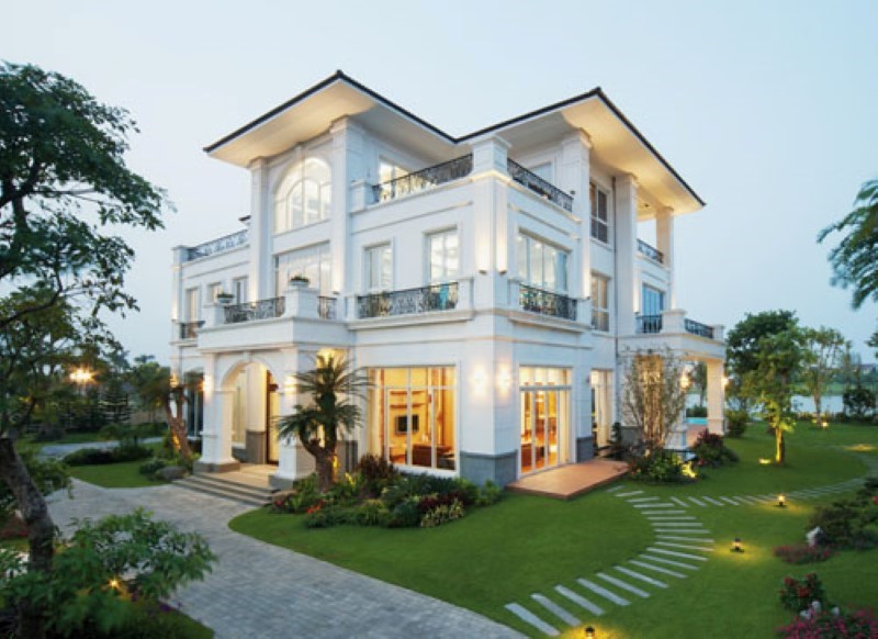 Thiết kế biệt thự đẹp, hiện đại Thiết kế biệt thự đẹp, hiện đại